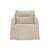 Fauteuil rembourré Weave tissu blanc - Ethnicraft