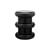 Tabouret Pilastro plastique noir / H 46 x Ø 35 cm - By Ettore Sottsass - Kartell