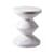 Tabouret Zig Zag Marble blanc / Marbre poli - Pols Potten
