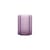 Vase Okra plastikmaterial violett / H 24 cm - Recycled / Patricia Urquiola, 2026 - Kartell