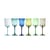 Calici Wine glass glass multicoloured / Set of 6 - Bitossi Home