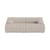Canapé modulable Coltre tissu beige / 2 places - L 180 cm - Muuto