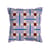 Housse de coussin Plano tissu violet / 50 x 50 cm - Broderie en relief - & klevering