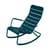 Sedia a dondolo Luxembourg metallo blu / Alluminio - Fermob