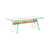 Table rectangulaire Compression / Philippe Starck - 220 x 90 cm - Glas Italia