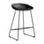Tabouret de bar About a stool AAS 38 LOW plastique noir / H 65 cm - Recyclé - Hay