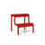 Tritt Up Step metall rot / Metall - L 34 x T 35 x H 36 cm - Ferm Living