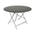 Bistro Foldable table metal green grey Ø 117 cm - 6/8 people - Umbrella Hole - Fermob