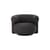 Fauteuil pivotant Burra Outdoor tissu marron - Normann Copenhagen
