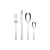 Ménagère Asta métal / 24 couverts - 6 personnes - Alessi