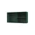 Portaoggetti da parete Ripple I legno verde / Utensile - L 69,6 x P 20 x H 35,4 cm / Vetro ondulato - MONTANA