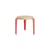 Sgabello bimbi Mini Lou legno rosa / H 30 cm - TIPTOE
