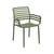 Doga Stackable armchair composite material green / Set of 6 Stackable armchairs - NARDI