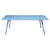 Table rectangulaire Luxembourg métal bleu / 207 x 100 cm - 8 à 10 personnes - Fermob