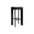 Tabouret haut Chisel 30 High / H 75 cm - Rembourrage cuir - Hay