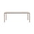 Tevere Extending table composite material beige / 211-275 x 100 cm - NARDI