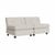 Sofa Amanta textil weiß / Modulable - B 158,5 cm / Neuauflage 1966, Mario Bellini - Hay