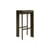 Barhocker Chisel 30 High textil grün / H 75 cm – Gewebe-Polsterung - Hay
