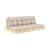 Divano convertibile Base legno beige / L 196 cm - 3 posti - KARUP DESIGN