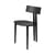 Chaise Binata bois noir - Zanotta