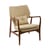 Fauteuil rembourré Peggy tissu beige - POLSPOTTEN