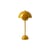 Lampe de table Flowerpot VP3 métal jaune / H 50 cm - By Verner Panton, 1968 - &tradition