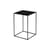 Table basse Slim Irony métal noir / 31 x 31 x H 46 cm - Zeus