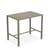 Table haute Nova métal vert gris / 120 x 80 cm x H 105 cm - Emu