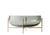 Echasse Bowl metal glass grey gold /Ø 29 x H 28 cm - Audo Copenhagen