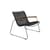 Fauteuil bas Click Roomy Lounge plastique noir - Houe