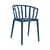 Fauteuil empilable Venice plastique bleu - Kartell