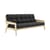 Divano convertibile Grab legno grigio / L 204 cm - 3 posti - KARUP DESIGN