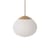 Sospensione Acorn vetro bianco / Ø 21 cm - Vetro & Rovere - Bolia