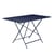 Table pliante Bistro métal bleu / 117 x 77 cm - 6 personnes - Trou parasol - Fermob