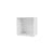Rangement mural Montana Mini 1001 bois blanc / Ouvert - 35 x 35 x P 25 cm - MONTANA