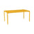 Calvi Rectangular table metal yellow / 160 x 80 cm - 6 people - Fermob