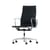 Sessel mit Rollen Aluminium Chair EA119 leder schwarz / Hohe Rückenlehne / Eames, 1958 - Vitra