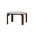 Table basse Rey marron bois naturel / By Bruno Rey x Dietiker, 1971 - Ø 66,5 x H 32 cm - Hay