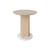 Table d'appoint Root marbre bois naturel / Ø 42 x H 44 cm - Marbre & chêne - Bolia