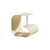 Beistelltisch Gégé metall beige / 45 x 45 x H 45 cm - Maison Sarah Lavoine