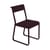 Chaise Bellevie métal violet / Piètement traîneau - Fermob