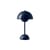 Lampe sans fil rechargeable Flowerpot VP9 métal bleu / Ø 16 x H 29 cm - Verner Panton, 1968 - &tradition