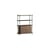Regal Shelving System – s.115.1.B holz braun / B 85 x H 115 x T 35 cm - MOEBE