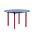 Runder Tisch Two-Colour corian blau / Ø 120 cm - MDF Valchromat® - Hay