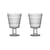 Set de 2 verres à vin Kastehelmi / 26 cl - Oiva Toikka, 1964 - Iittala