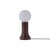 Lampe de table Shore verre marron - TALA