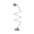 Lampadaire Loft Zigzag métal / H 240 cm - Orientable - Jieldé