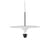 Suspension Kantarell LED métal noir / Ø 60 cm - NEW WORKS