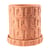 Blumentopf Magna Graecia - Greca keramik orange / Greca - Mit Untersetzer / Ø 30 x H 39 cm - Seletti