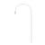 Wandleuchte mit Stromkabel Hanging Lamp n°2 metall beige / H 180 x B 75 cm - valerie objects